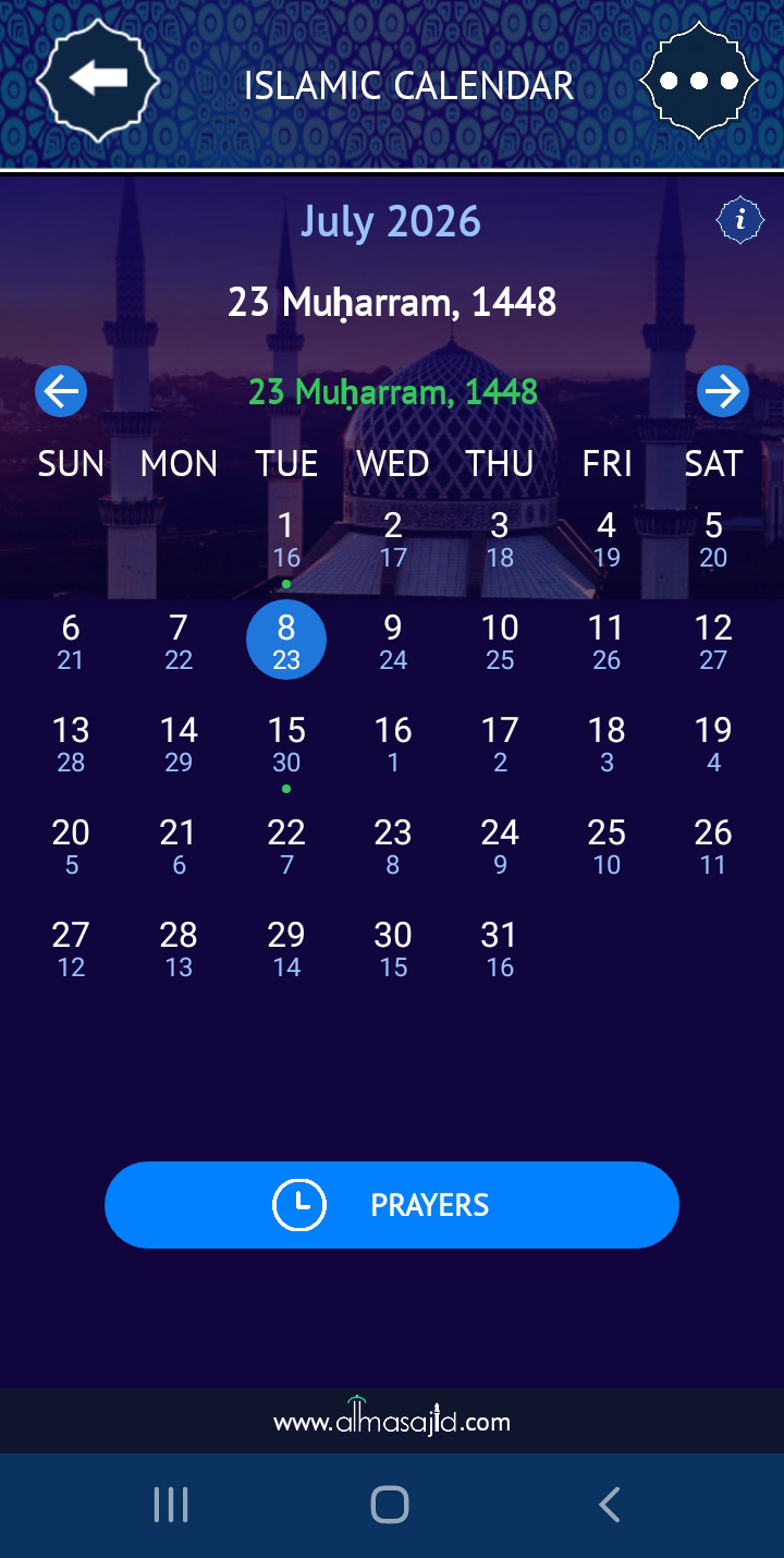 Islamic Calendar