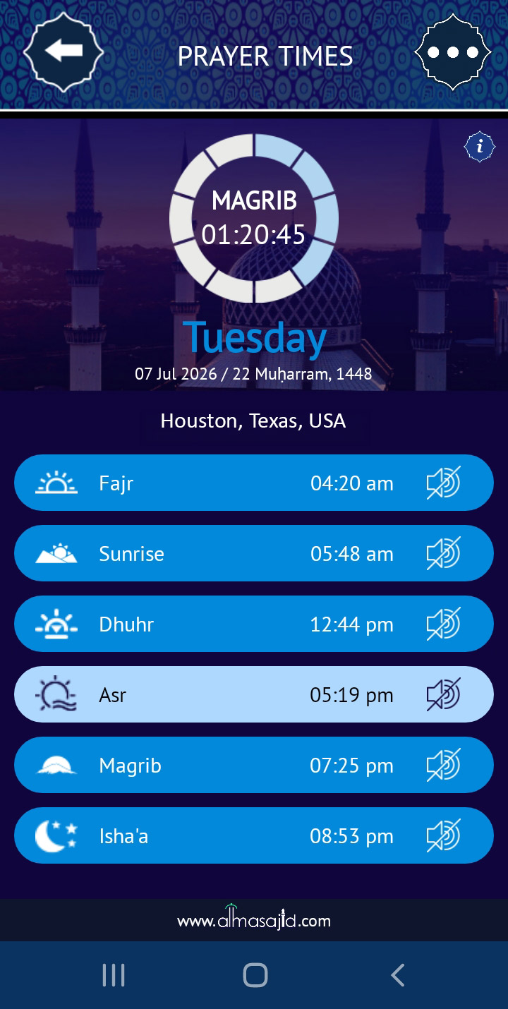 Prayer Times