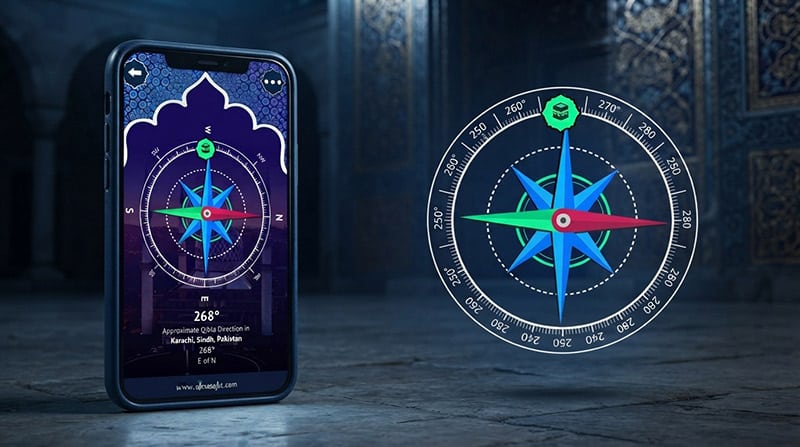 Qibla Direction in allMasajid